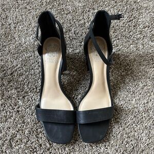 Vince Camuto Black Strappy Heels